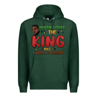 Sports Green martin luther the king 1963 i have a dream Premium Hoodie - MaliasSmallBusiness