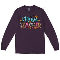 Plum music teacher Long Sleeve Tee - Zillion Design Studio