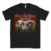 Black merry christmas heifer Classic Tee - RanaPortraitStore