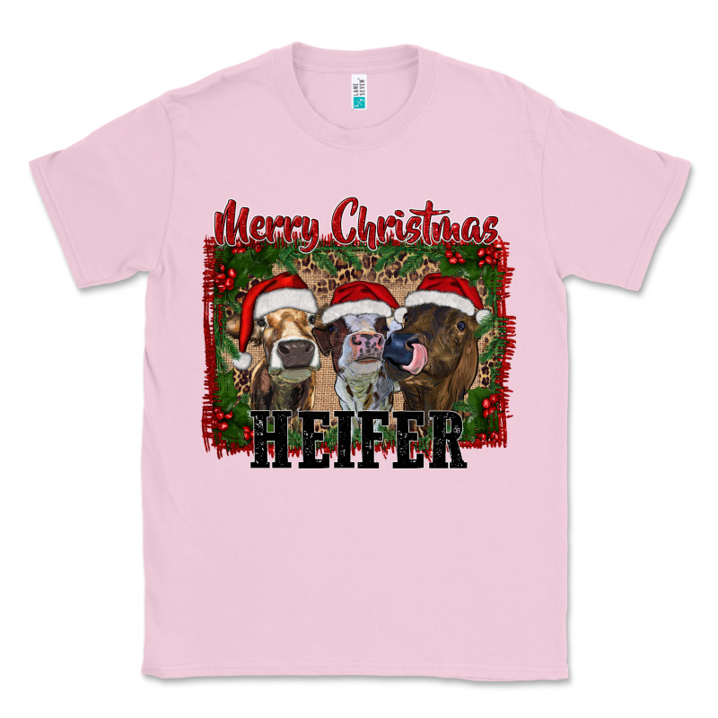 Merry Christmas Heifer Classic Tee by RanaPortraitStore | Teevron