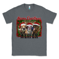 Charcoal Heather merry christmas heifer Classic Tee - RanaPortraitStore