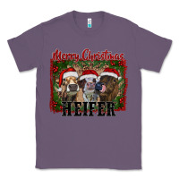 Lavender merry christmas heifer Classic Tee - RanaPortraitStore