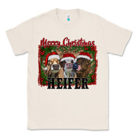 Natural merry christmas heifer Classic Tee - RanaPortraitStore