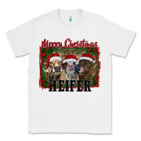 White merry christmas heifer Classic Tee - RanaPortraitStore