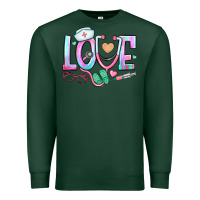 Sports Green love nurse Premium Sweatshirt - BundleAndBundleShop