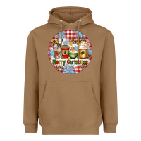 Toasted Coconut Merry Christmas Coffee Cups Heavyweight Hoodie - Artiststas