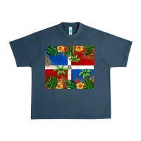 Midnight Navy dominican republic Urban Heavy Tee - RanaPortraitStore