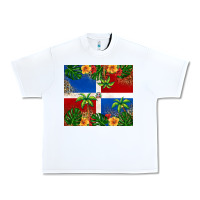White dominican republic Urban Heavy Tee - RanaPortraitStore