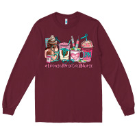 Burgundy licensed practical nurse  coffee cup Long Sleeve Tee - AdoDesignShop