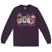 Plum licensed practical nurse  coffee cup Long Sleeve Tee - AdoDesignShop