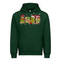 Forest Green canned pickles christmas light Urban Hoodie - MaliasSmallBusiness