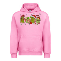 Fuchsia Pink canned pickles christmas light Urban Hoodie - MaliasSmallBusiness