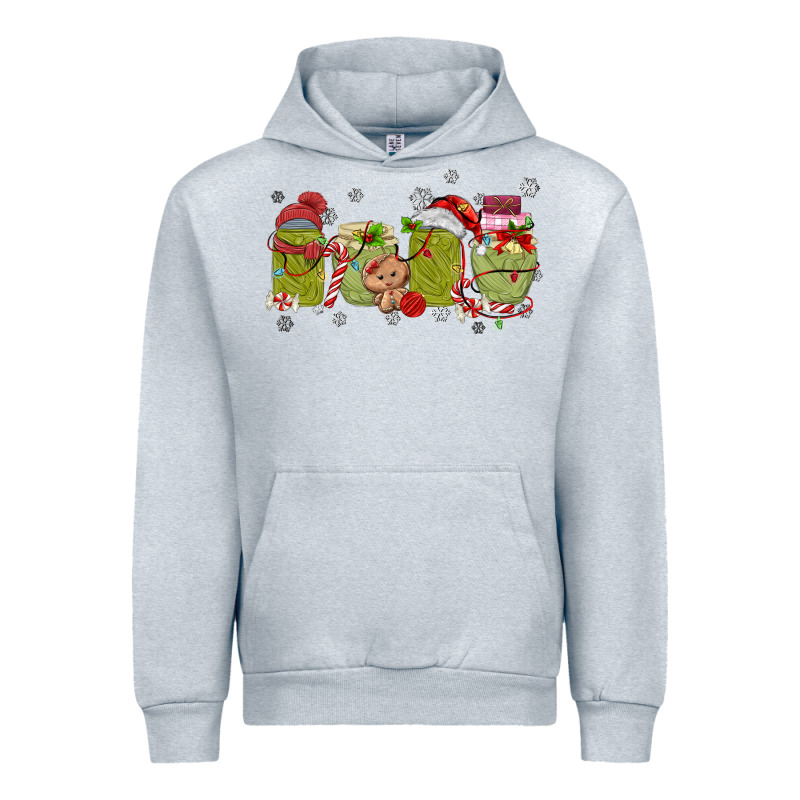 Canned Pickles Christmas Light Urban Hoodie by MaliasSmallBusiness | Teevron