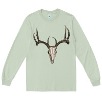 Matcha deer skull Long Sleeve Tee - RanaPortraitStore