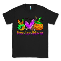 Black peace love halloween Classic Tee - Zillion Design Studio