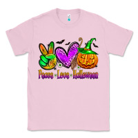 Bubblegum Pink peace love halloween Classic Tee - Zillion Design Studio