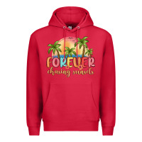 Cardinal forever chasing sunsets Premium Hoodie - MaliasSmallBusiness