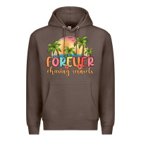 Coffee forever chasing sunsets Premium Hoodie - MaliasSmallBusiness