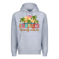 Heather Grey forever chasing sunsets Premium Hoodie - MaliasSmallBusiness