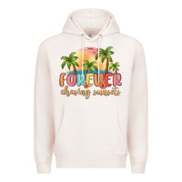 Pale Pink forever chasing sunsets Premium Hoodie - MaliasSmallBusiness