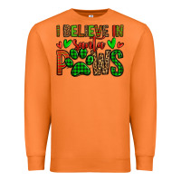 Carrot i believe in santa paws christmas Premium Sweatshirt - Jasminsmagicworld
