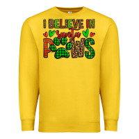 Lemon i believe in santa paws christmas Premium Sweatshirt - Jasminsmagicworld