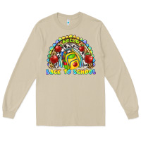 Mushroom hello back to school rainbow Long Sleeve Tee - texasbilliewilder