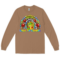 Toasted Coconut hello back to school rainbow Long Sleeve Tee - texasbilliewilder