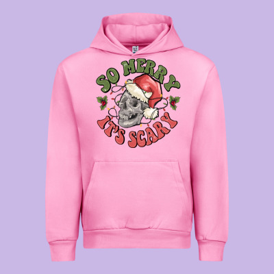 So Merry It's Scary Urban Hoodie Designed By Maliassmallbusiness