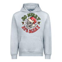 Heather Grey so merry it's scary Urban Hoodie - MaliasSmallBusiness