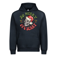 Navy so merry it's scary Urban Hoodie - MaliasSmallBusiness