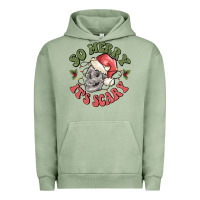 Pigment Oil Green so merry it's scary Urban Hoodie - MaliasSmallBusiness
