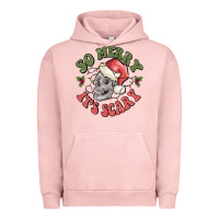 Pigment Salmon so merry it's scary Urban Hoodie - MaliasSmallBusiness