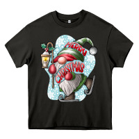 Asphalt merry Christmas gnome Heavy Core Tee - CowhideDigitalArt