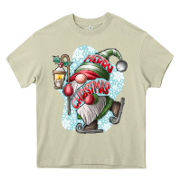 Mossy merry Christmas gnome Heavy Core Tee - CowhideDigitalArt