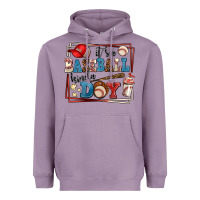 Lavender its a baseball kinda day Heavyweight Hoodie - AdoDesignShop