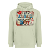 Matcha its a baseball kinda day Heavyweight Hoodie - AdoDesignShop