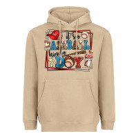Mushroom its a baseball kinda day Heavyweight Hoodie - AdoDesignShop