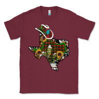 Burgundy christmas texas Classic Tee - RanaPortraitStore