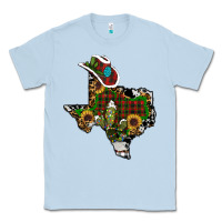 Dusty Blue christmas texas Classic Tee - RanaPortraitStore