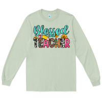 Matcha blessed teacher Long Sleeve Tee - Zillion Design Studio