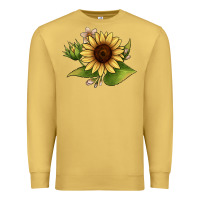 Antique Gold sunflower Premium Sweatshirt - JahusDesignShop