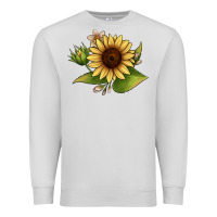 Dove Grey sunflower Premium Sweatshirt - JahusDesignShop