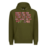 Army Green roses are red Premium Hoodie - MaliasSmallBusiness