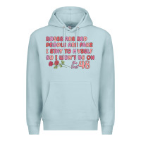 Blue Mist roses are red Premium Hoodie - MaliasSmallBusiness