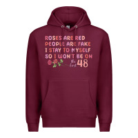 Burgundy roses are red Premium Hoodie - MaliasSmallBusiness