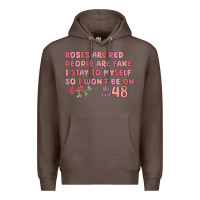 Coffee roses are red Premium Hoodie - MaliasSmallBusiness