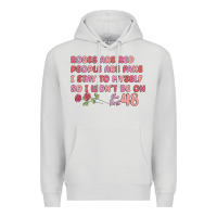 Dove Grey roses are red Premium Hoodie - MaliasSmallBusiness