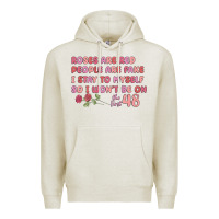 Oatmeal Heather roses are red Premium Hoodie - MaliasSmallBusiness