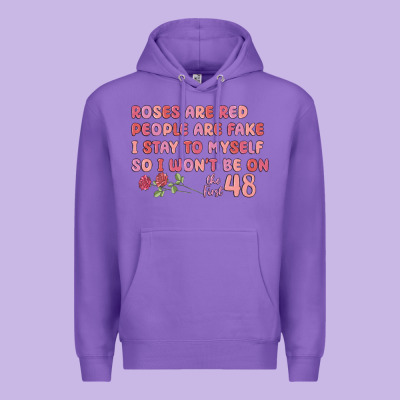 Roses Are Red Premium Hoodie Designed By Maliassmallbusiness